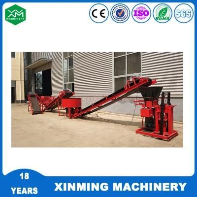 New Type Xm2-25 Hollow Clay Soil Interlocking Lego Brick Machine with Competitive Price