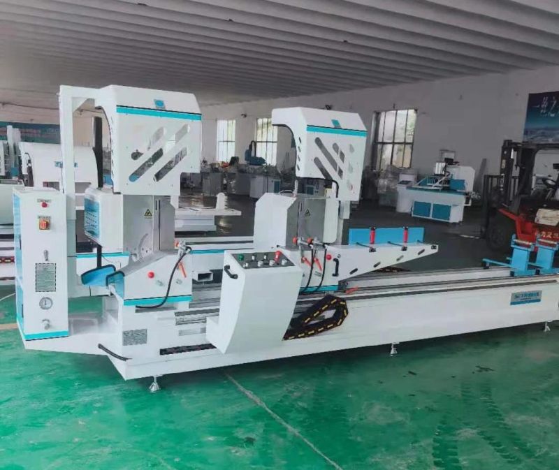 Double Head Cutting Saw PVC Door and Window Machinery