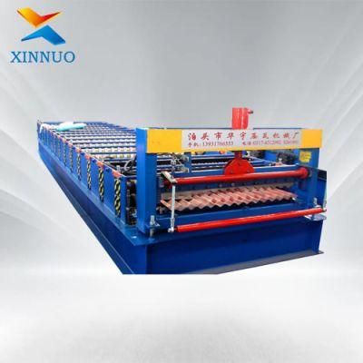 Hebei Xinnuo 988 Corrugated Iron Roof Making Machine Roll Forming Machinery