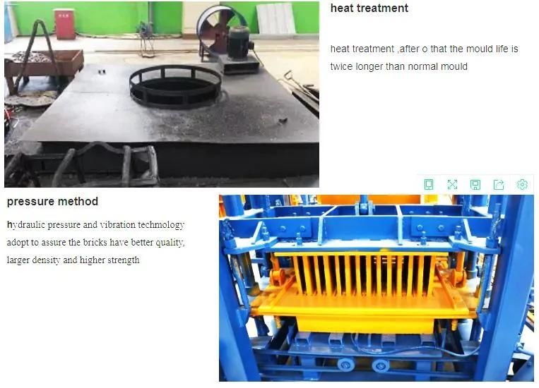 Machine for Brick Block Cement Block Machine in China Qt4-24