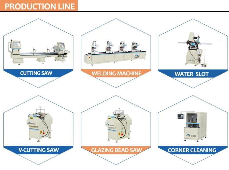 Vinyl/PVC/UPVC Profile Colorful Seamless Welding Machine with High Quality Window Door Machine