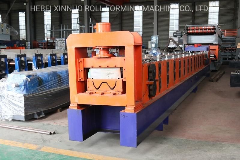 Highway Guardrail W Beam Bumpls Two Waves Road Barrier Bar Making Machine with Punching Hole