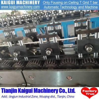High Productivity for U Channel T Grids False Ceiling Sections Roll Forming Machine