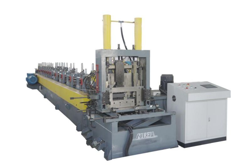 Automatic Metal CZ Purlin Colored Steel Profile Roll Forming Making Machine