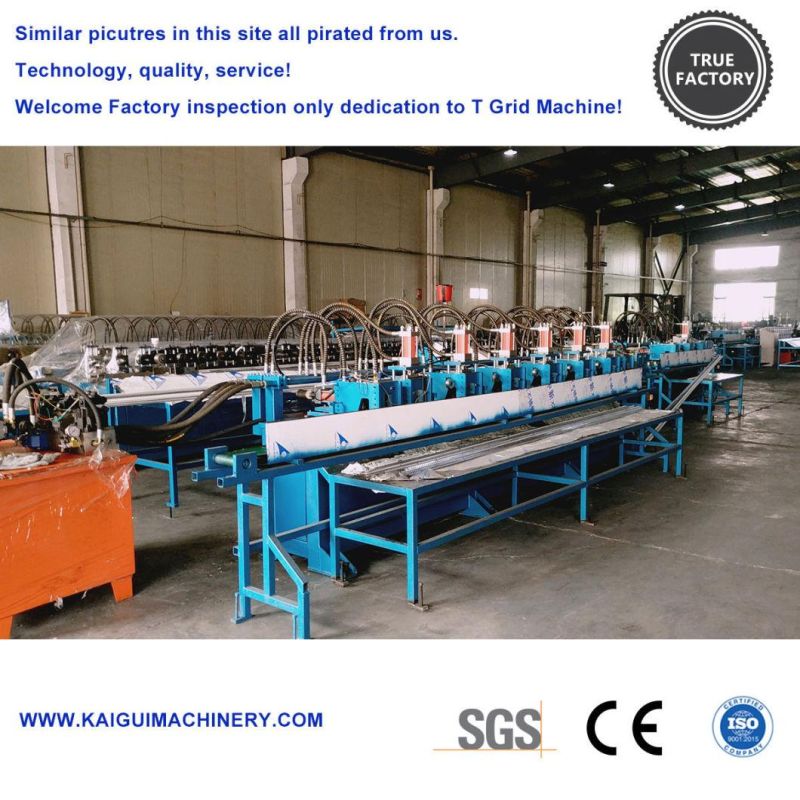 Automatic T Bar Ceiling T Grid Channel Roll Forming Machine