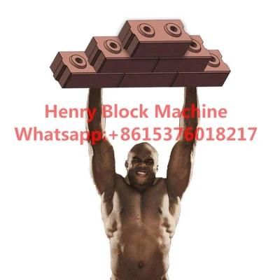 Henry Brick Making Machine Hr4-14 Soil Clay Interlocking Brick Making Machine in Price