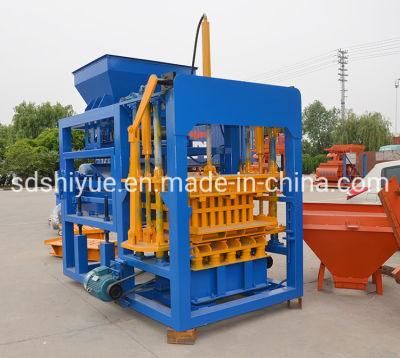 Qt4-15 Hydraulic Pressure Hollow Concrete Cement Fly Ash Brick Block Making Machine in India Price