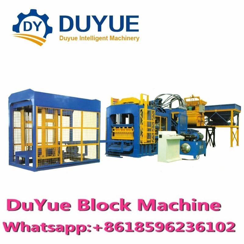 Duyue Qt10-15 Full Automatic Hydraulic Cement Block Brick Making Machine in Bangladesh