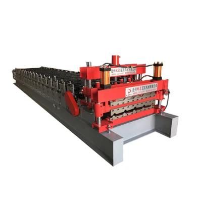 10% Discount Zimbabwe Popular Design Double Layer Roll Forming Machine Sheet Bending Machine