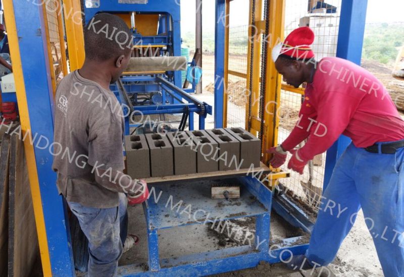 Qt10-15 Fully Automatic Cement Bricks Manufacturing Concrete Block Making Machine