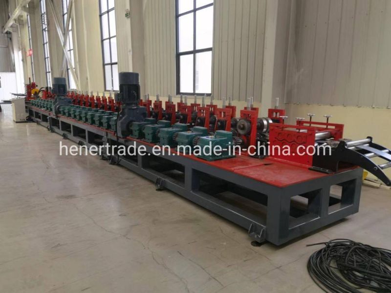 Solar Panel Frame Manufacturing Machine Strut Rollforming Line C Solar Strut Channel Roll Forming Machine