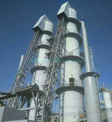 Vertical Shaft Lime Cement Kiln with 100-600tpd