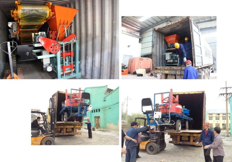 Semi Automatic Brick Making Machine Conrete Block Molding Machine for Sale