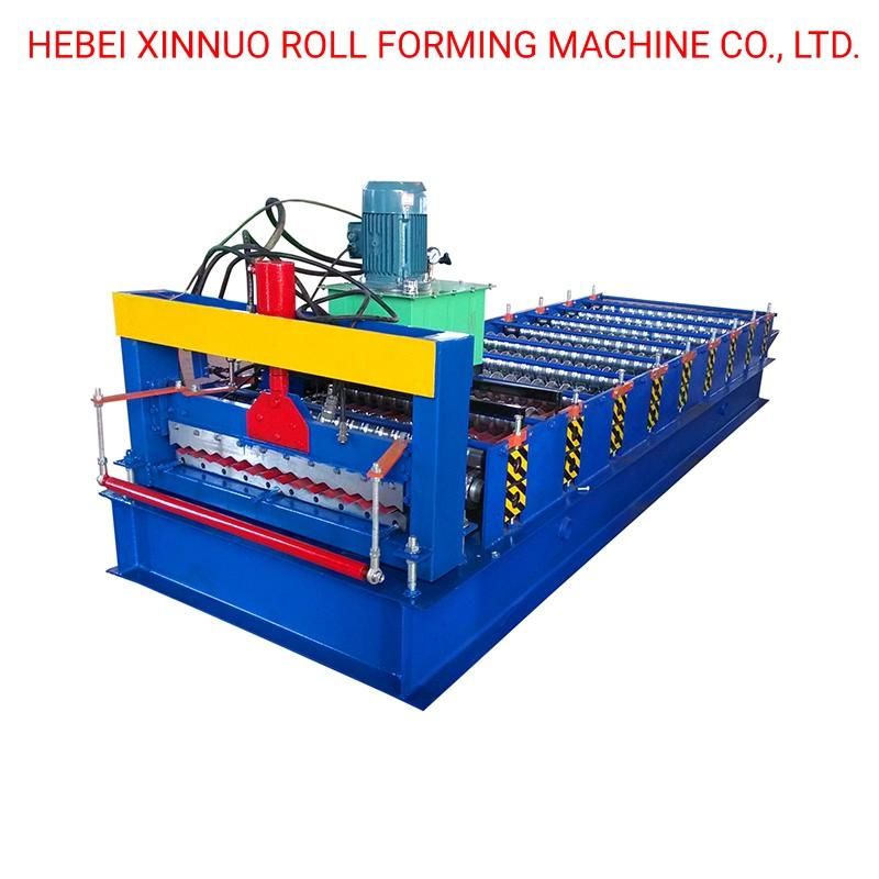 Popular Type Galvanized Steel Roof Tile Cold Roll Forming Machine Roll Former Corrugated Iron Sheet Roll Former