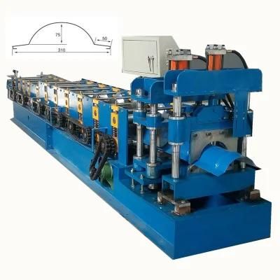 Color Steel Metal Roof Ridge Cap Tile Cold Roll Forming Machine