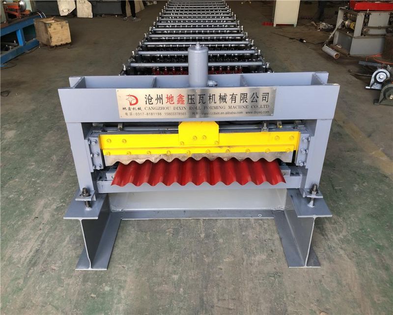 836mm Cold Steel Corrugated Iron Sheet Roofing Tile Making Roll Forming Machine