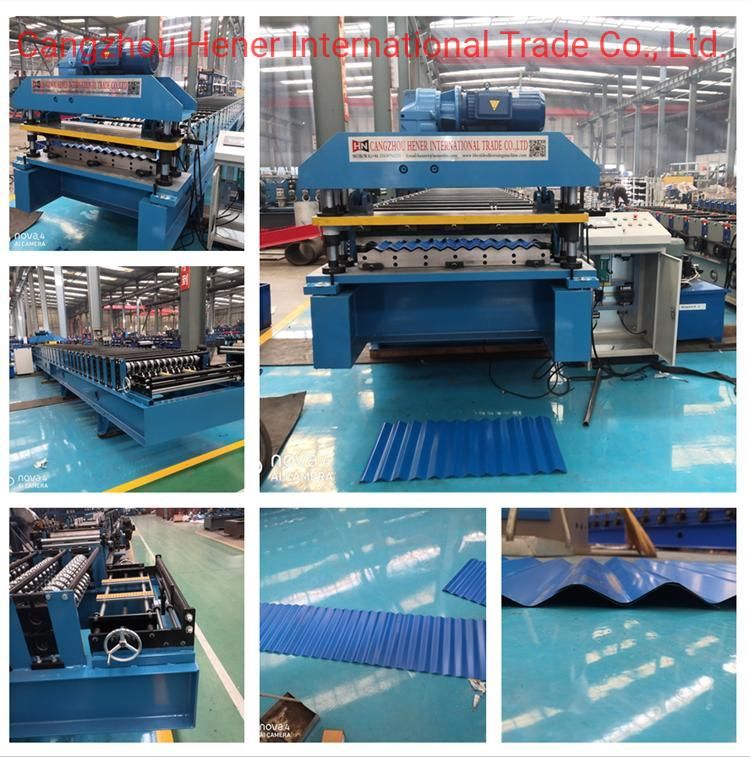 Electric Shear High Speed Corrugated Roofing Rolling Making Machine