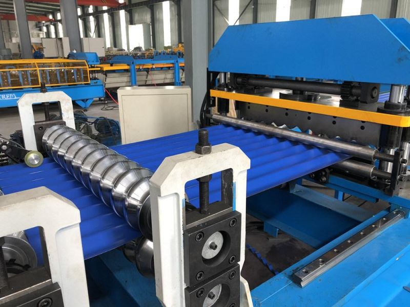 Color Steel Roofing Sheet Wave Making Machine Metal Steel Plate Corrugated Tile Roll Forming Machine