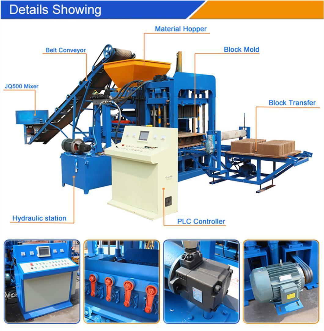 Concrete Cement Hollow Block Making Machine Brick