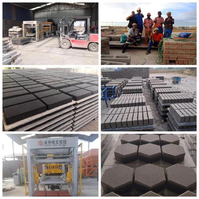 Hollow Concrete Block/Brick Making Machine Cement Paver Block/Brick Construction Machinery (Qt6-15)