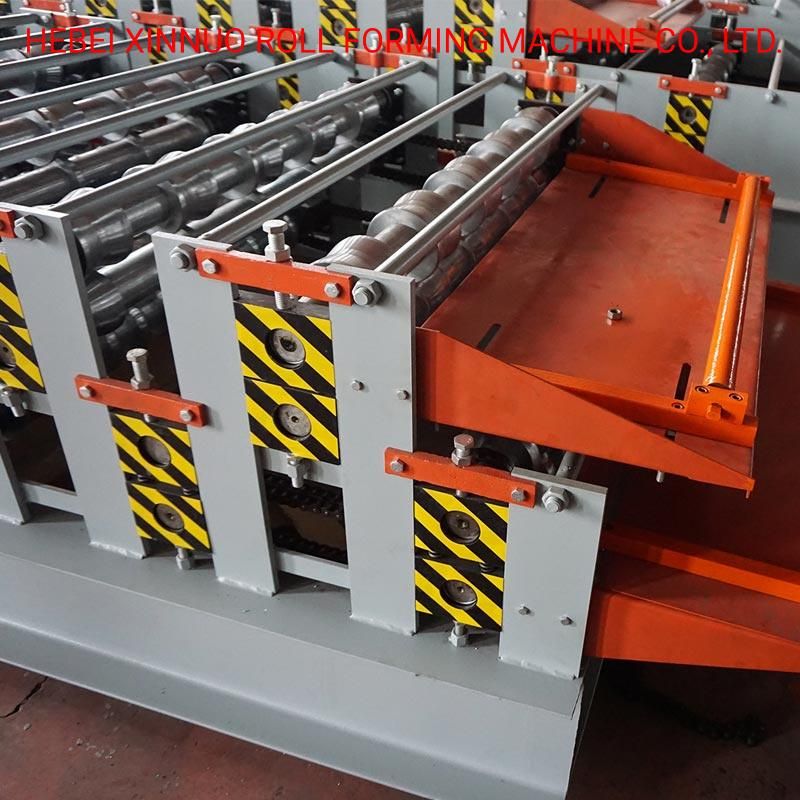 Double Layer Corrugated Roofing Sheet Machine for Mobile House