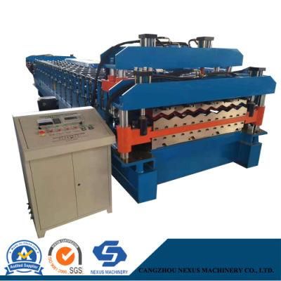 Double Layers Metal Ssheets Roofing Machine Tile Making Machine Corrugated and Trapezoid Roofing Tile Roll Forming Machine