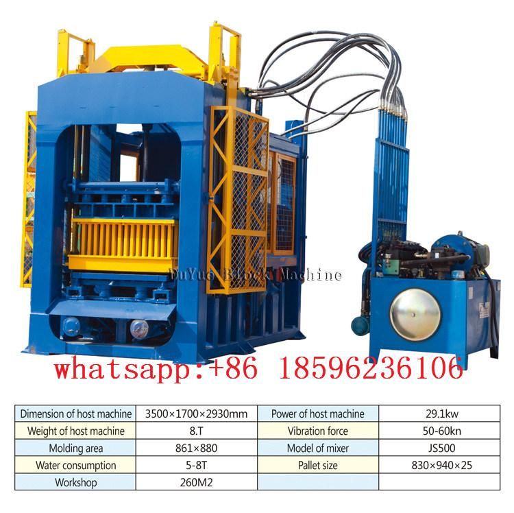 High Quality Qt6-15 Fully Automatic Block Making Machine in Africa, Automatic Brick Paving Machine, Brick Machine Production Line