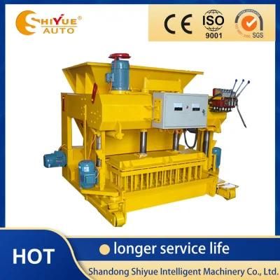 Movable Concrete Fly Ash Hollow Block Brick Moulding Machine with Germany Technology