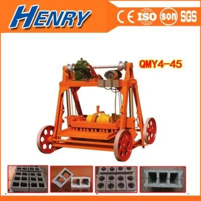 Qmy4-45 Price List of Egg Laying Block Making Machine Brick Machine