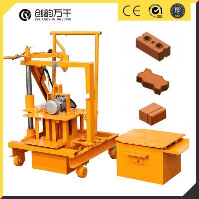 Qmy2-45 Small Egg Layer Block Machine Concrete Hollow Block in Zambia