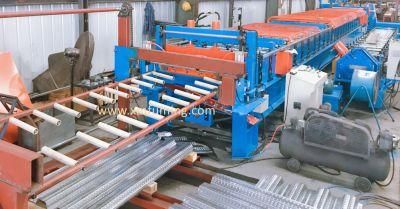 Xiamen New Fuming Container 40gp Roll Forming Machinery Decking Machine