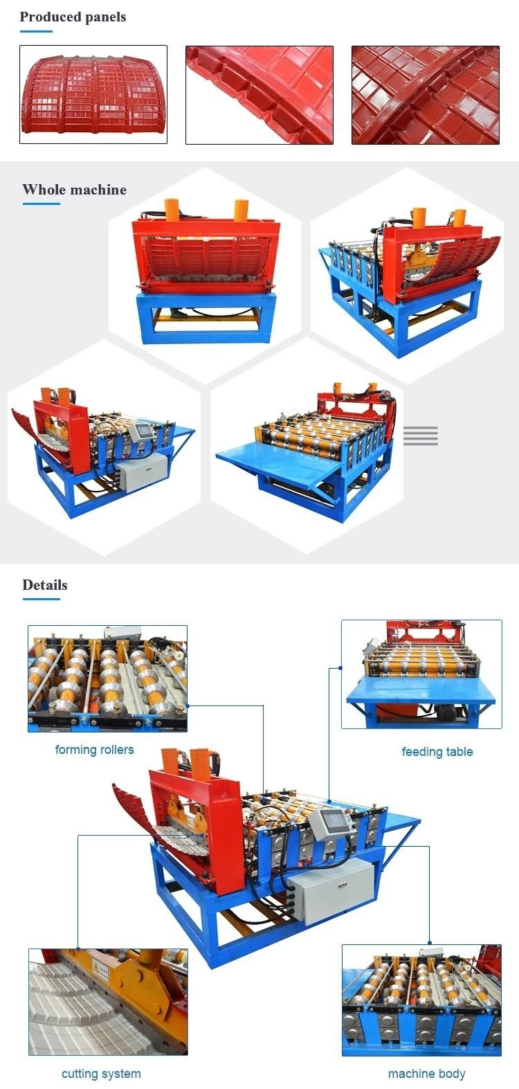 500mm Curving Radius PLC Control Bull Nose Cranking Machine to Curve Ibr Sheets