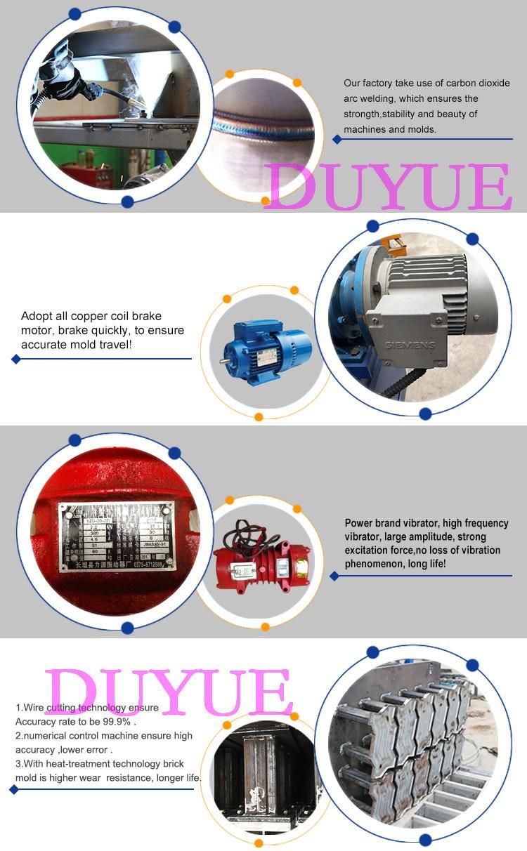 Qt40-1 Best Sale Production Paver Block Machine with China Famous Brand Duyue