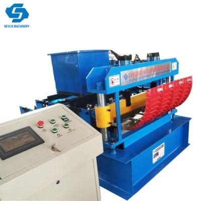 Nexus Hydraulic Cranking Machine Bullnose Steel Roof Sheet Machine for Curved Sheet