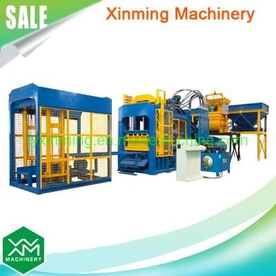Building Material Qt10-15 Hollow Block Making Machine with Concrete Mixer Block Making