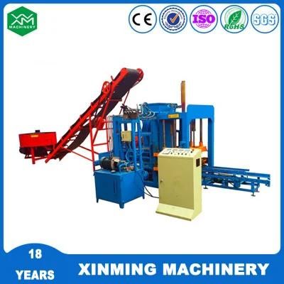 High Output Qt4-18 Big Production Colourful Paving Block Making Machine in Bangladesh