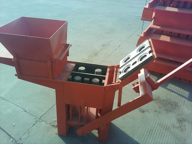 Manual Compressed Earth Brick Block Clay Machine Maker