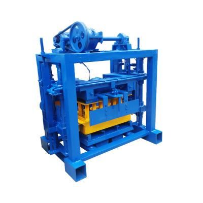 Brick Cement Block Machine Manual Block Machine Supplier Qt40-2