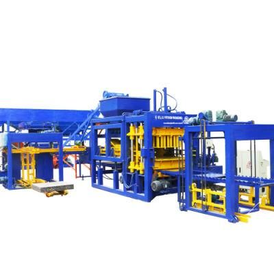 China High Quality Famous Brand PLC Concrete Brick Maker Qt8-15 Paving Machine