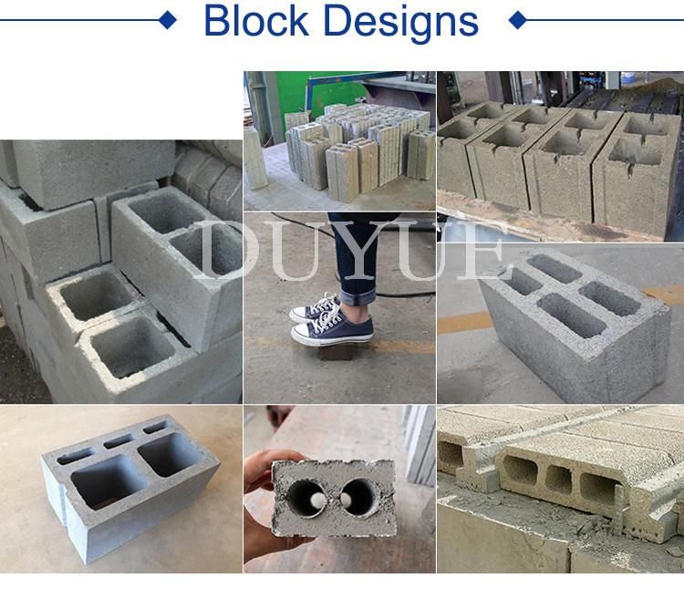 Qt4-40concrete Block Machine Paver Block Machine Uganda Block Brick Making Machine Small Manual Block machinery