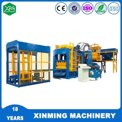 Qt10-15 China Automatic Hydraulic Vibration Concrete Cement Hollow Pavement Interlocking Brick Block Making Machine Price List in Philippines