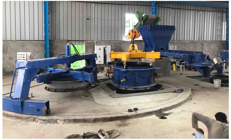 Precast Rcc Reinforced Vertical Vibration Concrete Pipe Making Machine for Drainage