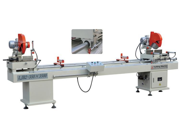 Aluminium PVC Automatic Double Head Cutting Saw Door Window Machine