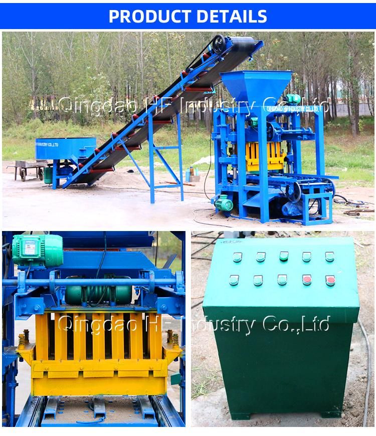 Qt4-26 Cement Concrete Block Brick Making Machine