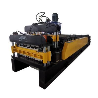 Double Layer Tile Making Machine Aluminum Roof Panel Roll Forming Machine