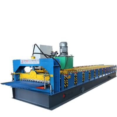 Corrugated Water Wave Color Coated Corrugation Roof Tile Roll Forming Machine