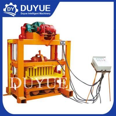 Qt4-40concrete Vibro Block Machine Paver Block Machine Uganda Block Brick Making Machine Small Manual Block Machine