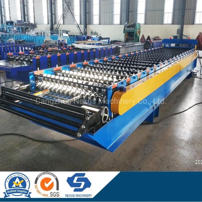 Easy Operation Corrugated Steel Rolling Machine PLC System Automatic Type