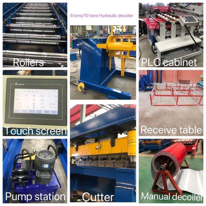 Colored PPGI /Aluzinc /Aluminum and Galvanized Coils Metal Double Deck Layer Two Profiles Ibr Trapezoidal Corrugated Iron Roof Sheets Roll Forming Machines