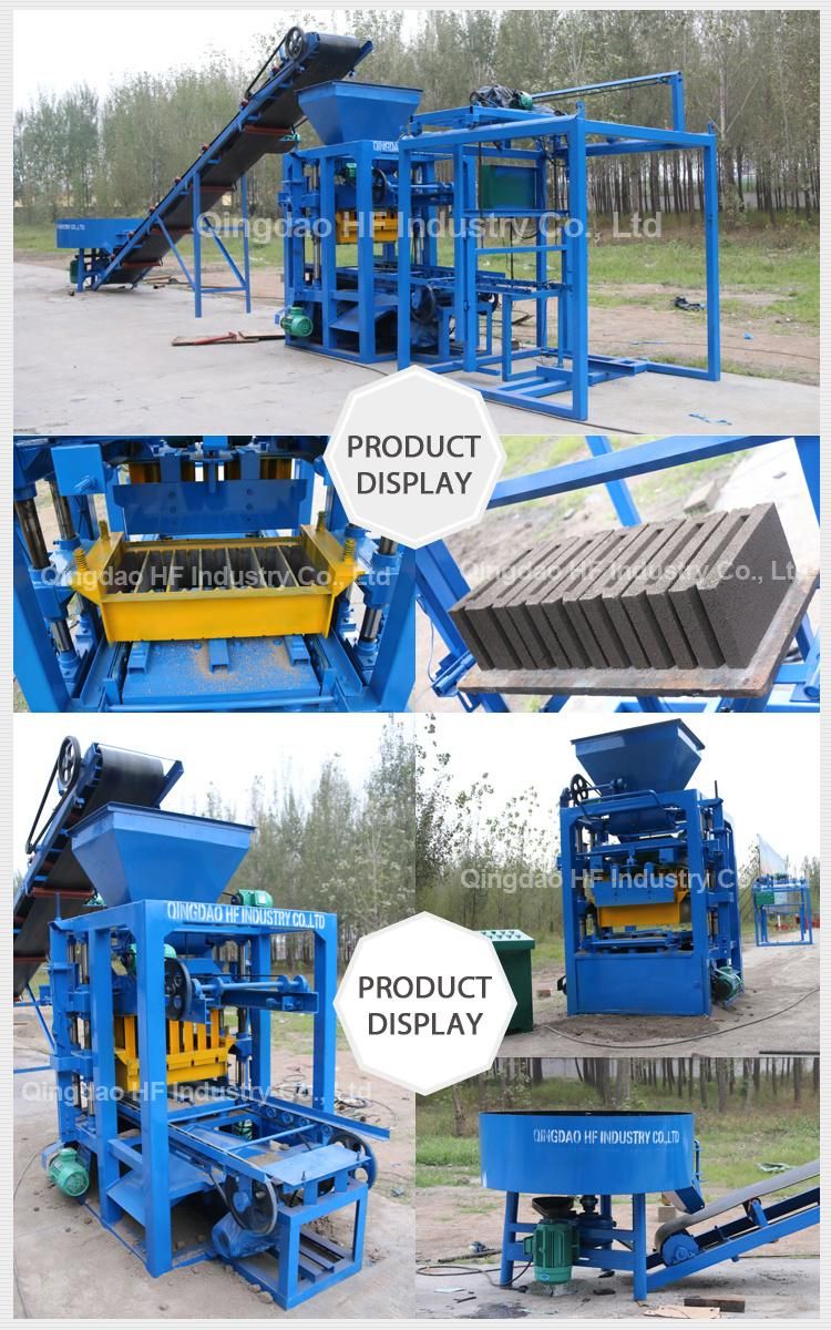 Qt4-26 Concrete Block Making Machine Block Machine Maker Small Investment Block Machine